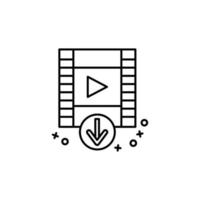 abspielen Video Streaming Vektor Symbol