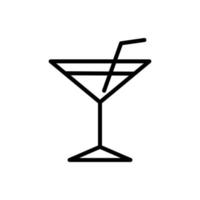 Cocktail, trinken Vektor Symbol