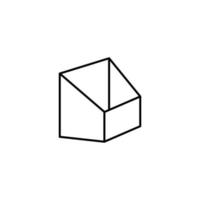Box geöffnet Vektor Symbol