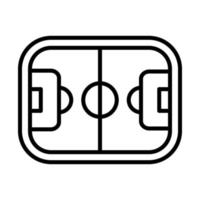 Feld, Fußball Vektor Symbol