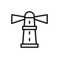 Leuchtturm, Gebäude Vektor Symbol