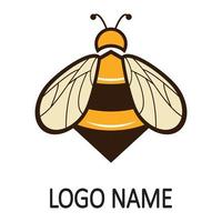 Biene Logo Illustrationen Design-Ikone vektor