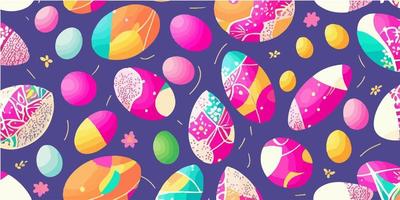 festlich Vektor Illustration von Ostern Eier