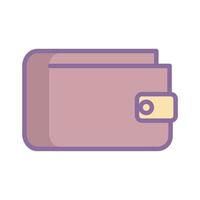 plånbok ikon design vektor