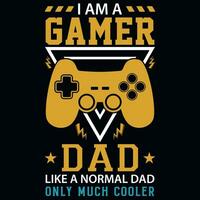 Gaming-T-Shirt-Design vektor