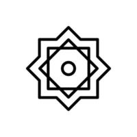 gnugga el hizb ramadan vektor ikon