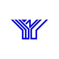 Wnu Letter Logo kreatives Design mit Vektorgrafik, wnu einfaches und modernes Logo. vektor