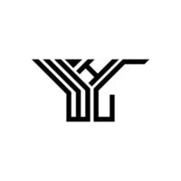 whl brev logotyp kreativ design med vektor grafisk, whl enkel och modern logotyp.