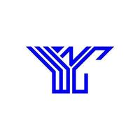 wnc letter logo kreatives design mit vektorgrafik, wnc einfaches und modernes logo. vektor