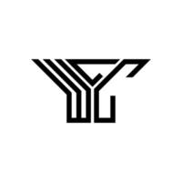 wlc brev logotyp kreativ design med vektor grafisk, wlc enkel och modern logotyp.