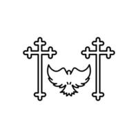 heilig Geist, Christentum Vektor Symbol