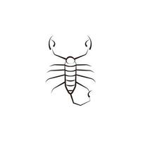 Wüste Skorpion Vektor Symbol