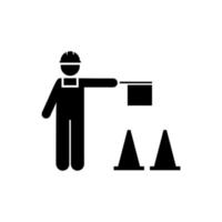Arbeiter, Mann, Person, Job Vektor Symbol