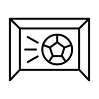 Ziel, Fußball Vektor Symbol