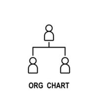 organisatoriska Diagram vektor ikon