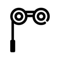 Fernglas Umriss Symbol. Element aus dem dem Theater gewidmeten Set. vektor
