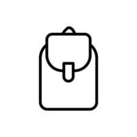 Rucksack-Vektor-Symbol vektor