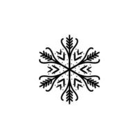 Schneeflocken-Vektor-Symbol vektor