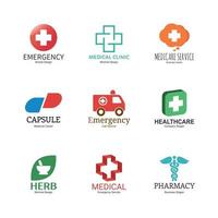 medicinsk logotypdesign vektor