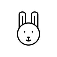 kanin djur- vektor ikon