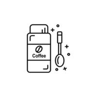 Kaffee, Löffel, trinken Vektor Symbol