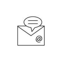 Email, Plaudern, Brief Vektor Symbol