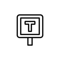 Taxi stoppen, Zeichen Vektor Symbol