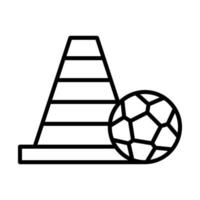 Ausbildung, Fußball Vektor Symbol