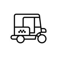 Tuk Tuk, Auto Vektor Symbol