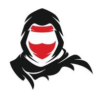 Ninja-Logo-Vektor vektor