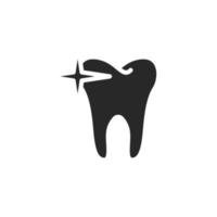 Dental Symbol, isoliert Dental Zeichen Symbol, Vektor Illustration