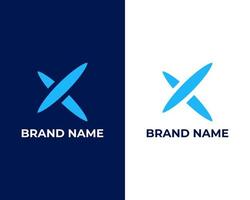 abstrakt modern x Logo, kreativ Brief x Logo Design Vektor