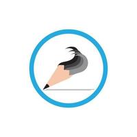 Bleistift Logo und Symbol Bilder Illustration Design vektor