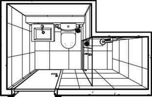 3D-Darstellung des Bauvorhabens vektor