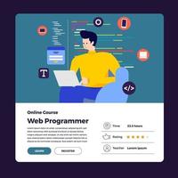 Webdesigner und Entwickler vektor