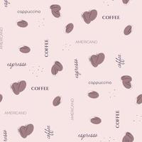 Kaffee Muster Design vektor