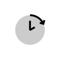 tio minuter klocka räkna enkel vektor ikon