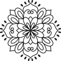 schön Blume Mandala vektor