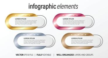 Infografik Design Elemente zum Ihre Geschäft Vektor Illustration. eps10