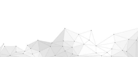 geometrisch Hintergrund und verbinden Punkte und Linien. global Netzwerk Verbindung. Digital Technologie mit Plexus Hintergrund. vektor