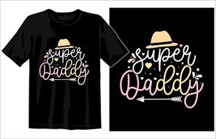 super pappa t-shirt, fäder dag t skjorta design vektor, pappa t skjorta design, pappa grafisk tshirt design, pappa svg design, färgrik fäder dag text t skjorta vektor