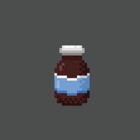 Medizin Flasche im Pixel Kunst Stil vektor