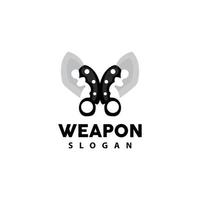 kerambit logotyp, indonesien stridande vapen vektor, ninja stridande verktyg enkel design, mall illustration symbol ikon vektor