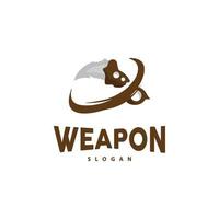 kerambit Logo, Indonesien Kampf Waffe Vektor, Ninja Kampf Werkzeug einfach Design, Vorlage Illustration Symbol Symbol vektor