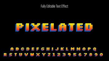 text effekt - grafisk stil vektor