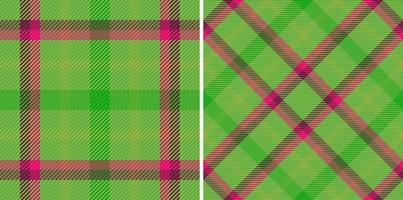 Stoff Hintergrund Muster. Textur prüfen nahtlos. Plaid Vektor Tartan Textil.