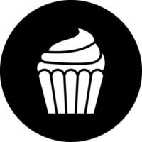 Cupcake Vektor Symbol Stil