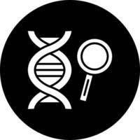 erkunden DNA Vektor Symbol Stil