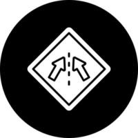 behalten im Fahrbahn Vektor Symbol Stil