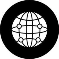 global Netzwerk Vektor Symbol Stil